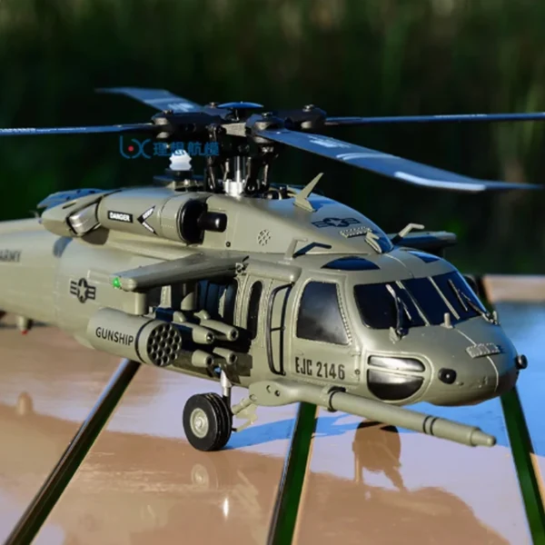 リモートコントロール航空機 ブラックホーク RC ヘリコプター Yxznrc F09V Uh60 ユーティリティ 6ch 6軸ジャイロ 3Dデュアルブラシレスモーター RTF RC