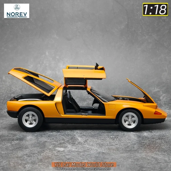 NOREV 1/18 新C111/II 1970 イエロー合金製車模型 ギフト最適 - 画像 (3)
