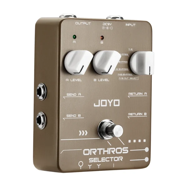 JOYO JF-24 Orthrosセレクターギターエフェクト6つのループモードと独立したコントロールチャンネルを備えたギターペダル、A/B 2ラインループ付き - 画像 (5)