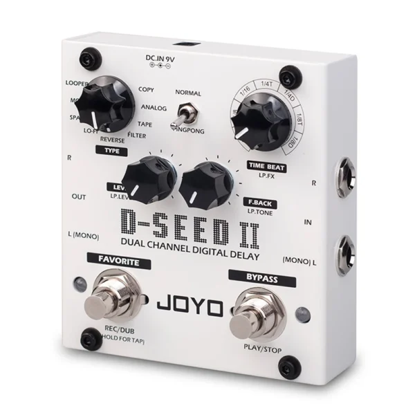 JOYO D-SEED II ギター ディレイ ルーパー ステレオ 8モード - 画像 (3)