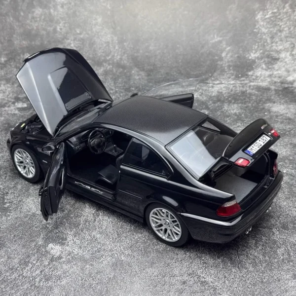 183017: NOREV 1:18 M3 E46 CLS 合金 製 フルオープン シミュレーション車模型 ブラック - 画像 (6)
