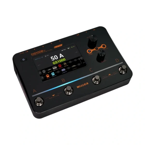 MOOER GS1000 Li ギターマルチエフェクトプロセッサー アンププロファイリング デュアルエフェクトチェーン XLRマイク入力 タッチスクリーン付き - 画像 (4)