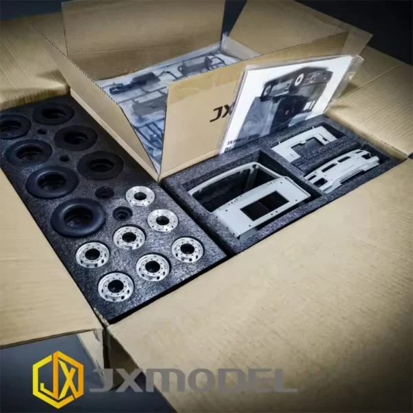 1/14 RC 4X2 キットバージョン MAN F2000 トラクター トラック  メタルキャブ JXModel 1:14 スケール RC モデル トラック トレーラー ティッパー DIY グレー キットバージョン - 画像 (2)