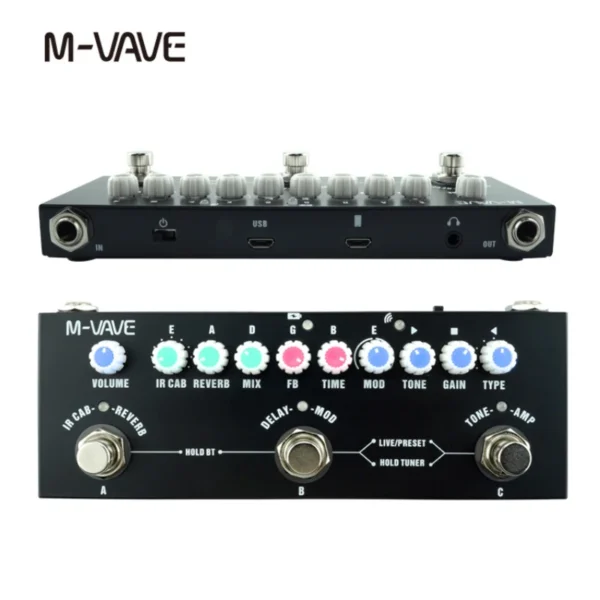 [Cube Baby] M-VAVE マルチエフェクター ギターペダル MK300/Blackbox/Tank-G/Tank-B/TANK-MINI/Cube Baby/LOST TEMPO エレキギターエフェクターペダル