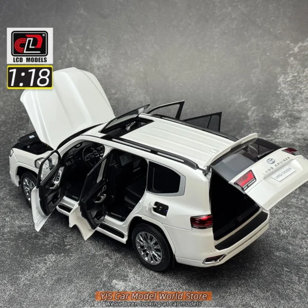 ランクル300 ZX 1/18 ダイキャスト模型 SUV ギフト コレクション - 画像 (4)