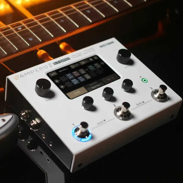 Hotone Ampero II ギターベースアンプモデリング IRキャビネットシミュレーション マルチエフェクトペダル MIDI I/O ステレオ OTG USB オーディオインターフェース - 画像 (6)