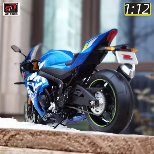 1/12 GSX-R1000 バイク模型 合金製 静的ディスプレイ ギフト - 画像 (5)