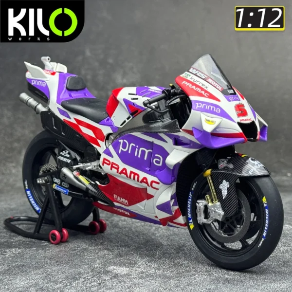 KILOワークス 1/12 プリマプラマックGP23 GP24 バイクモデル ホリデーギフト - 画像 (4)