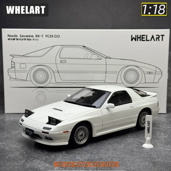 WHELART 1/18 RX7 FC3S 展示会限定 ダイキャスト模型 - 画像 (2)