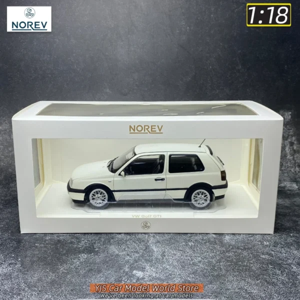 NOREV 1/18 VW ゴルフ GTI 20周年 限定版 ダイキャスト模型 - 画像 (6)