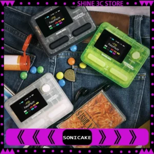 SONICAKE ポケットマスター ギターベースアンプ 1.77インチ LCDスクリーン 100種類以上のマルチエフェクトペダル QME-10 OTGルーパー対応 ミニギターアンプ