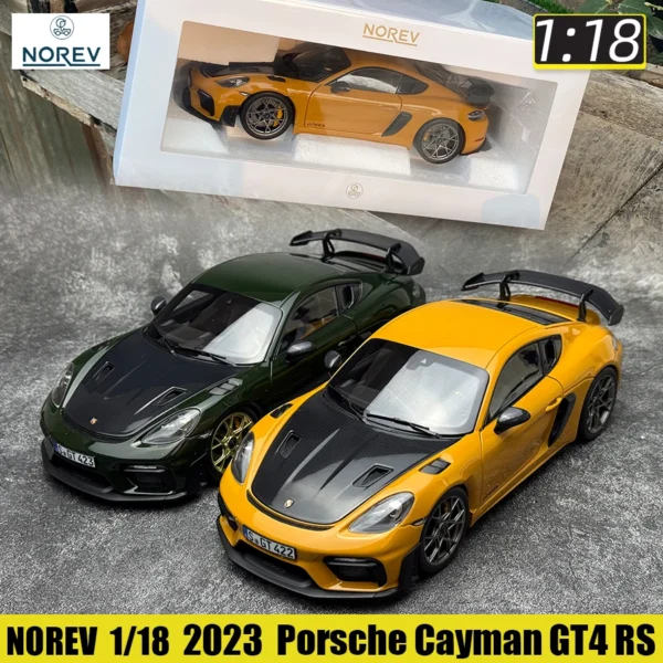 NOREV 1/18 ポルシェ ケイマン GT4 RS 2023 ミニカー