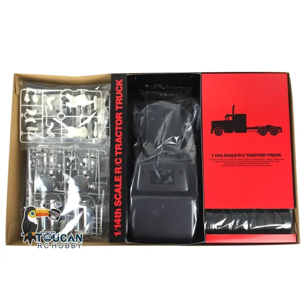 TAMIYAYA 1/14 6x4 56356 RCトラクター トラック 塗装済みモデルカーキット 540モーターモデル 男の子の誕生日プレゼントに - 画像 (2)