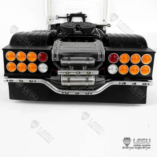 タミヤ  1/14 RC トラック スカニア R620 R470 LESU DIYパーツ用 ガスシリンダーセット付きテールライト LEDリアバンパーランプ - 画像 (4)