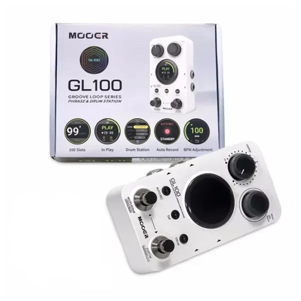 MOOER GL100 ギター ルーパー ドラムマシン 100プリセット - 画像 (5)