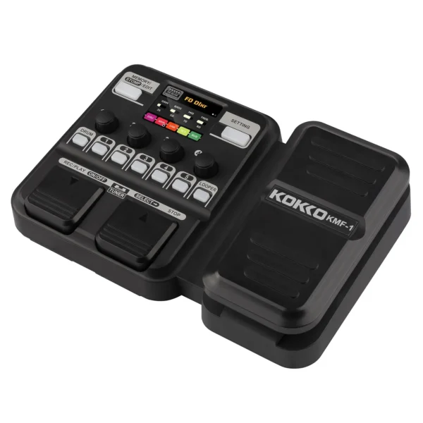 KOKKO KMF-1 ギター マルチエフェクター アンプモデル ドラム ルーパー ギター アクセサリー - 画像 (4)