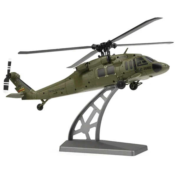 Wltoys XK K170 UH-60L BNF (リモコンなし) 4CH 6軸ジャイロスコープ ブラシレスモーター ミリタリーグリーン RC ヘリコプター - 画像 (4)