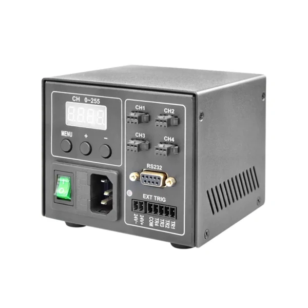N02C-120W 4ch LEDコントローラ 検査システム用 高精度調光 - 画像 (2)