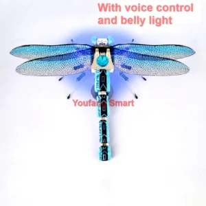 [音声と光] STEAM DIY ロボット昆虫科学発明電子動物学校競技会用非はんだ付け DIYキットSTEMロボット動物