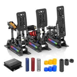 [PRO X Ultra-P3-H3] SIMSONN PRO X Ultra Simペダル PC Sim レーシングシミュレーター圧力センサーロードセルペダルHE油圧ペダル PCコックピットペダル用