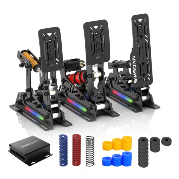 [PRO X Ultra-P3-H3] SIMSONN PRO X Ultra Simペダル PC Sim レーシングシミュレーター圧力センサーロードセルペダルHE油圧ペダル PCコックピットペダル用
