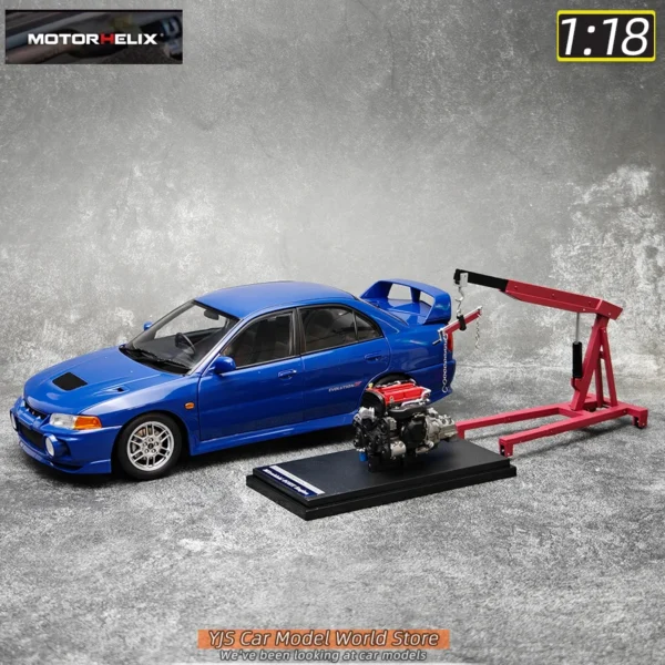 MOTORHELIX 1/18 ランエボIV 合金モデルカー 静的コレクション - 画像 (6)