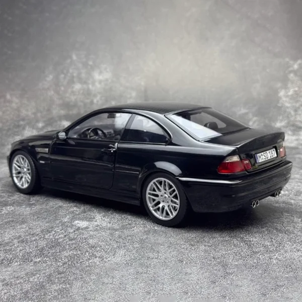 183017: NOREV 1:18 M3 E46 CLS 合金 製 フルオープン シミュレーション車模型 ブラック - 画像 (4)
