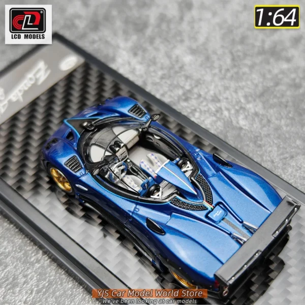 白 1/64 ゾンダHP ダイキャストモデル 静的装飾 ギフト コレクション - 画像 (3)