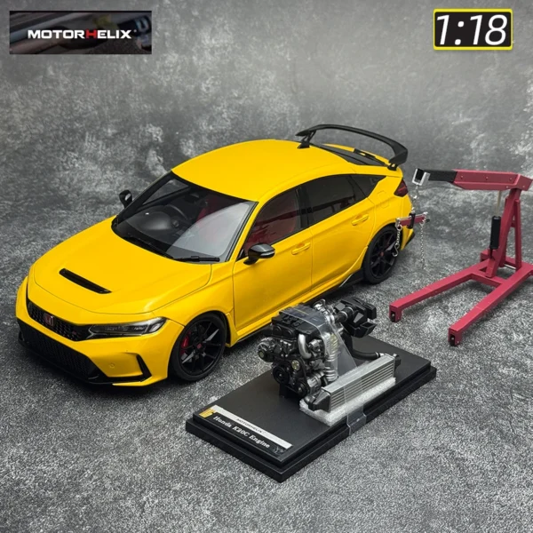 Motorhelix 1/18 ランエボIV FL5シビックR 車模型 コレクション - 画像 (5)