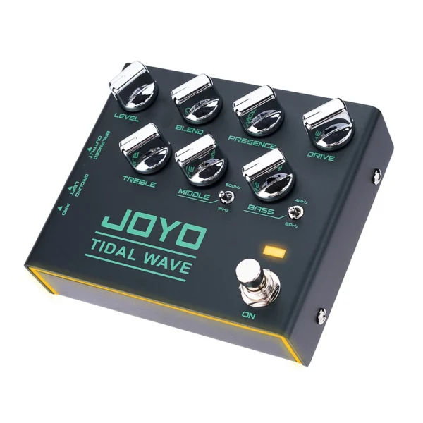 JOYO R-30 TIDAL WAVE ベースプリアンプ ギターペダル 90年代のクラシックベーストーン DI機能対応 ベースギターエフェクトペダル - 画像 (3)