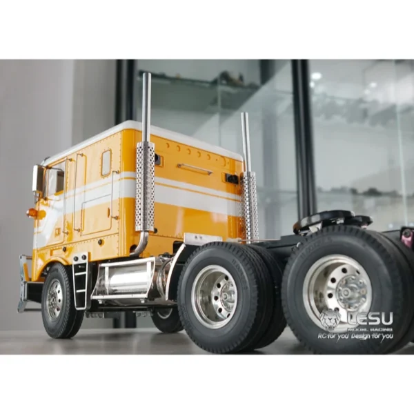 タミヤ  1/14 RC トラック キングハウラー用煙突 煙突ファンネル 1:14 RC トラクタートレーラー LESU DIY パーツ - 画像 (6)