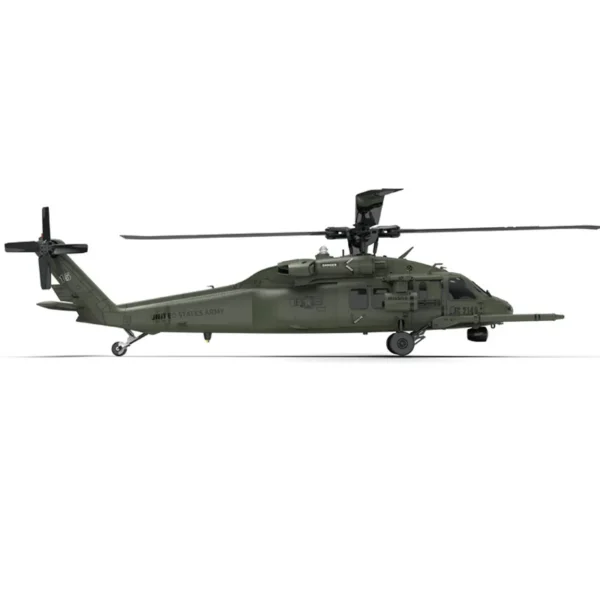 Yuxiang F09V 6CH ブラックホーク ラジコンヘリ UH60 模倣 武装ヘリ 模型 飛行玩具 - 画像 (6)