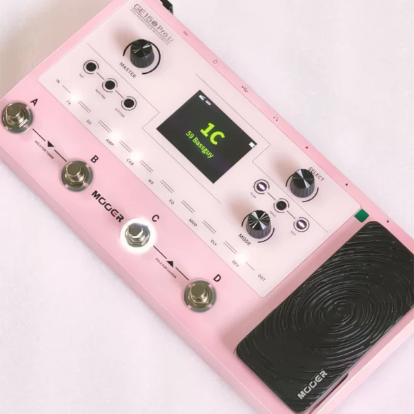 MOOER GE150 Pro Li ギターペダル MNRS モデリング技術 内蔵9時間バッテリー 200プリセット IRローダー マルチエフェクトギターペダル - 画像 (6)