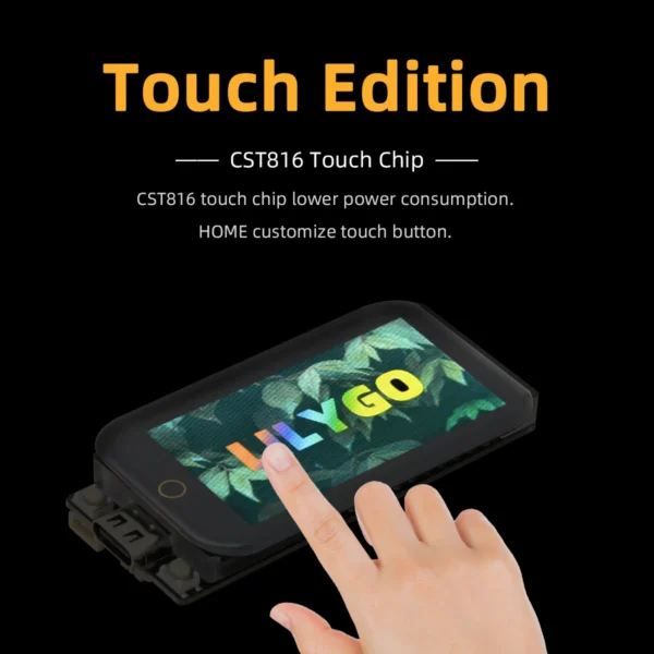LILYGO T-Display-S3-タッチバージョン、1.9インチディスプレイスクリーン、ESP32-S3開発ボード、コア240MHz、WiFi Bluetooth モジュール - 画像 (3)