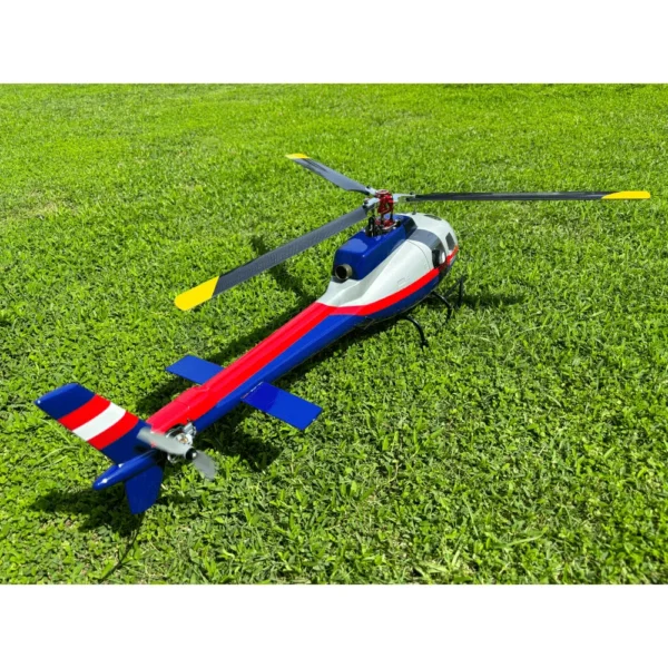 FL450 V5 FLISHRC ロバン AS350 スクワレル 450 サイズスケール ヘリコプター トライコプター ローターヘッド 6CH GPS L7 フライトコントロール付き RTF RC ヘリ - 画像 (5)