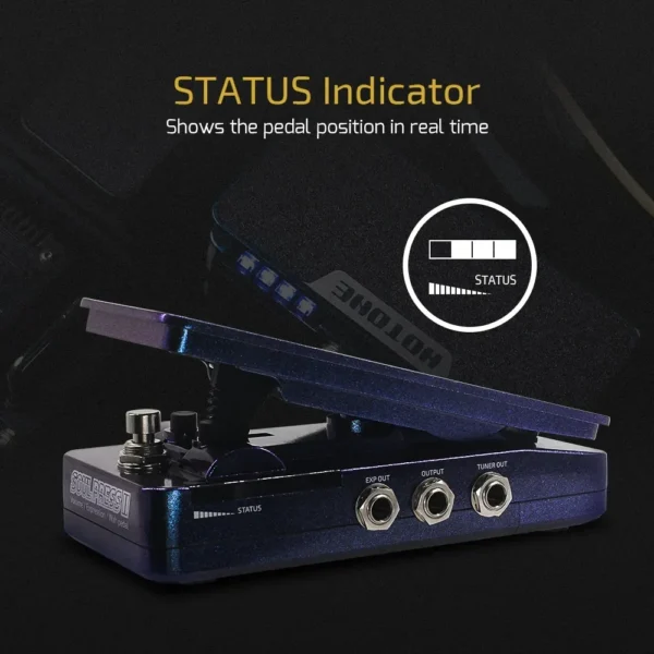 Hotone Soul Press II ペダルボード ギター ワウボリューム エクスプレッション - 画像 (5)