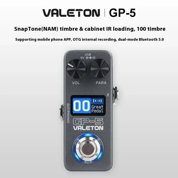 Valeton GP-5 エレキギター統合エフェクトデバイスプロセッサ/NAM&IRローダーは、エンクロージャのサードパーティIRファイルの読み込み。 - 画像 (2)