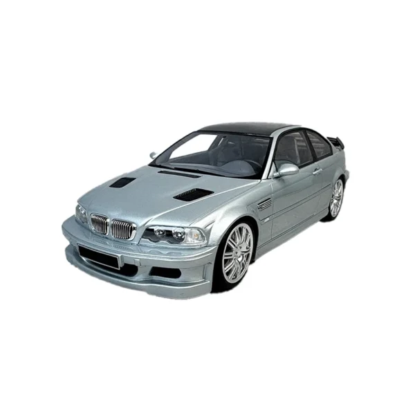 OTTO 1:18 E46 M3 GTR シルバー レジン車模型 OT1128 - 画像 (6)