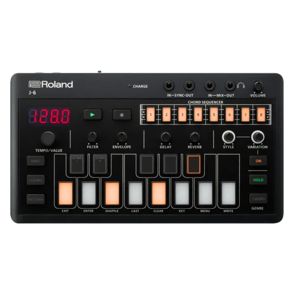 Roland J-6 コードシンセサイザー プロフェッショナルなRolandサウンドと機能を備えた ポータブル ソング作成マシン