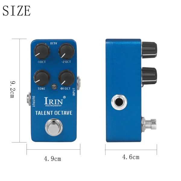 IRIN RS-19 Talent Octave ギターエフェクター ミニ トゥルーバイパス ギターパーツ - 画像 (4)