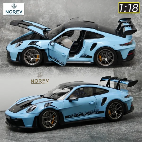 NOREV 1/18 ポルシェ 911 GT3 RS 2022 ミニカー 模型 ギフト - 画像 (4)