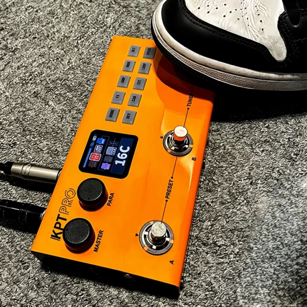 YUIMER KPTPRO ギター プロセッサー 120プリセット 60アンプ ルーパー ドラムマシン