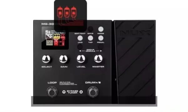 NUX MG-300 ギタープロセッサー モデリング マルチエフェクト ペダル エレキギター コンパクト - 画像 (3)