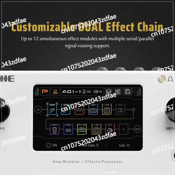 Hotone Ampero II ギター ベース アンプ モデリング マルチエフェクト ペダル MP-350 - 画像 (6)