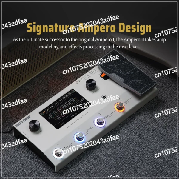 Hotone Ampero II ギター ベース アンプ モデリング マルチエフェクト ペダル MP-350 - 画像 (2)