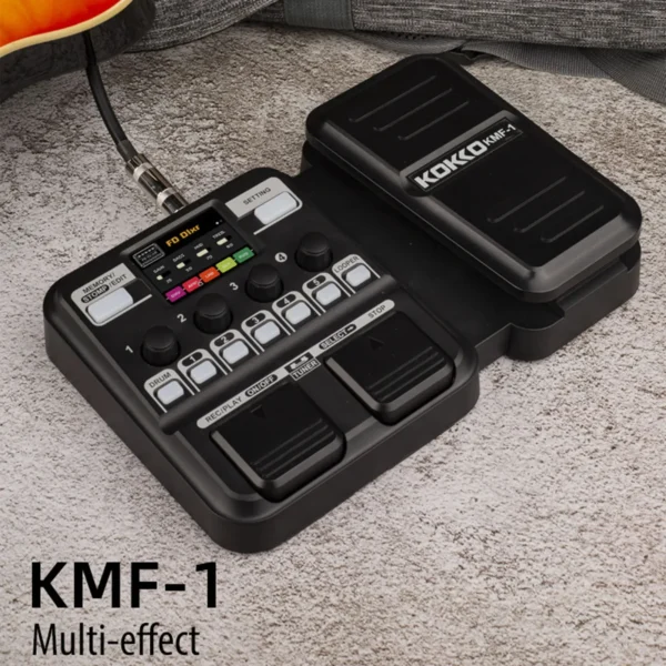 KOKKO KMF-1 ギター マルチエフェクター アンプモデル ドラム ルーパー ギター アクセサリー - 画像 (2)