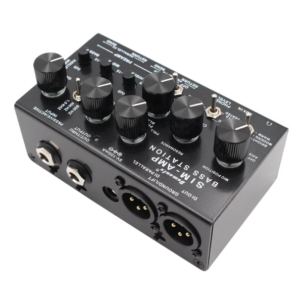高品質の Demonfx SIM-AMP シンプリファイアー ベースステーション | プリアンプシミュレーター、パワーアンプ SIM、ステレオキャブ SIM & DI 出力 (エレクトリックベース用) - 画像 (2)