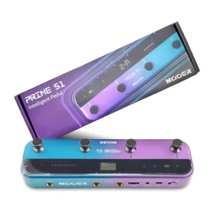MOOER ギターペダル Prime S1 エフェクター 128種類のギターエフェクト ドラムマシン チューナー LOOPER サポート Bluetooth 内蔵バッテリー