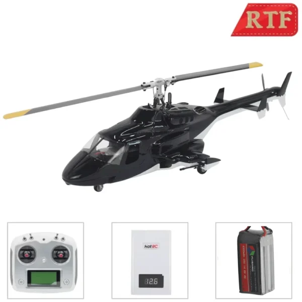 FL450 V5 FLISHRC ロバン エアウルフ 450サイズ ヘリコプター スケール 6CH RC ヘリコプター GPS L7フライトコントロール付き RTF FLISHRC ヘリコプター