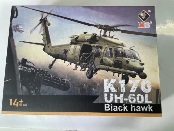 Wltoys XK K170 UH-60L BNF (リモコンなし) 4CH 6軸ジャイロスコープ ブラシレスモーター ミリタリーグリーン RC ヘリコプター - 画像 (5)